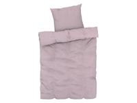 LIVARNO home Dekbedovertrek 140 x 200 cm (Stippen/roze)