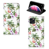 Apple iPhone 11 Pro Max Hoesje maken Flamingo Palms