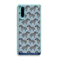 Zebra: Huawei P30 Transparant Hoesje