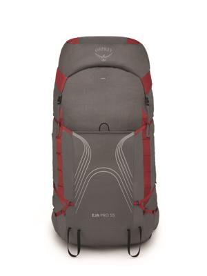 Osprey Eja Pro 55 Backpack Dames Dale Grey/Poinsettia Red WM/L