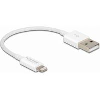DeLOCK 83001 USB-kabel 0,15 m USB 2.0 USB A Micro-USB B/Lightning/Apple 30-pin Wit - thumbnail