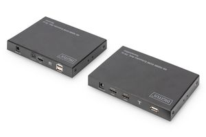 Digitus DS-55513 HDMI Adapter [1x HDMI-bus - 1x HDMI-bus] Zwart 4K UHD