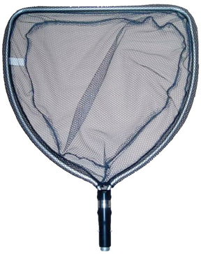 Aquaforte KNS Professioneel Schepnet D-model 64x56cm - Hexa 6mm Maas - Koi Vijvernet