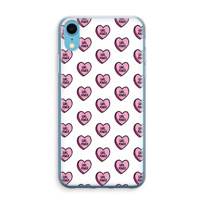 GIRL POWER: iPhone XR Transparant Hoesje