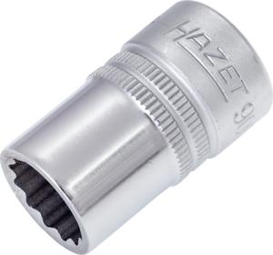 HAZET Dopsleutel 900Z-14 · 1/2 inch (12,5 mm) vierkant hol · Buitentwaalfkant tractieprofiel · SW 14 mm