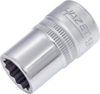 HAZET Dopsleutel 900Z-14 · 1/2 inch (12,5 mm) vierkant hol · Buitentwaalfkant tractieprofiel · SW 14 mm