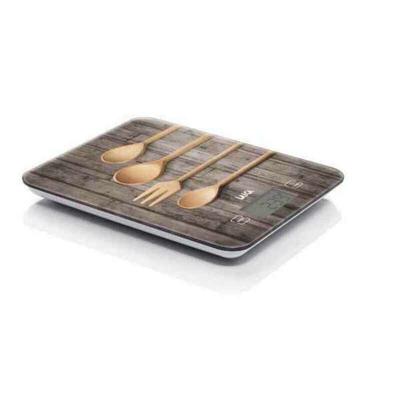 Keukenweegschaal LAICA KS5010 Lepels Bruin 10 kg (18,5 x 22,7 x 1,7 cm)