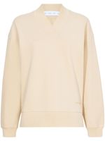 Proenza Schouler White Label sweat Olivia en coton à col v - Tons neutres - thumbnail