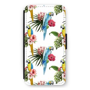 Kleurrijke papegaaien: iPhone 11 Flip Hoesje