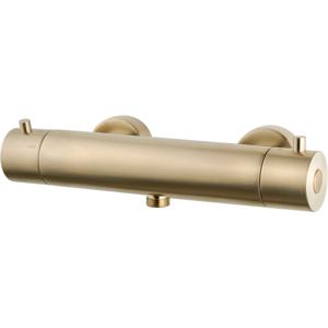 Wiesbaden Caral Cool Touch Thermostatische Douchemengkraan - Geborsteld Messing
