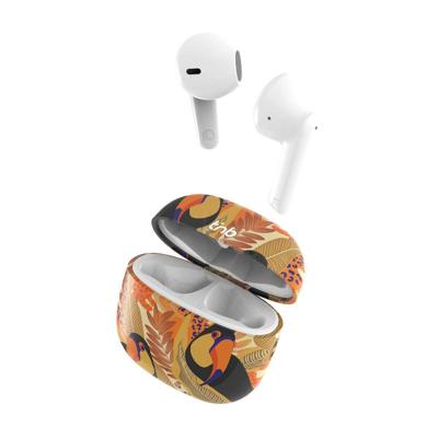 Draadloze Hoofdtelefoon met Oplaadetui T'NB TOUCAN Geel Oranje