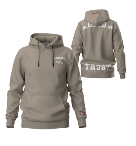 In Gold We Trust KIDS The Notorious Hoodie Bruin - Maat 164 - Kleur: Beige | Soccerfanshop