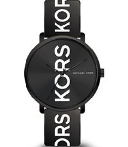 Horlogeband Michael Kors MK2828 Silicoon Zwart 20mm