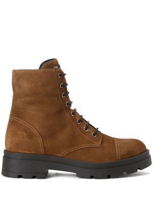 Giuseppe Zanotti bottines Jerico en daim - Marron