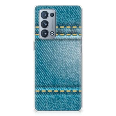 OPPO Reno 6 Pro Plus 5G | Sillicone Back Cover | Jeans