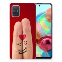 Samsung Galaxy A71 | Sillicone Back Cover | Liefde - Origineel Romantisch Cadeau