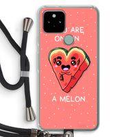 One In A Melon: Pixel 5 Transparant Hoesje met koord