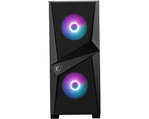 MSI MAG FORGE 100R computerbehuizing Midi Tower Zwart, Transparant