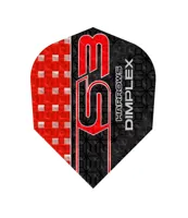 Harrows S3 Rood Dimplex Dartflights