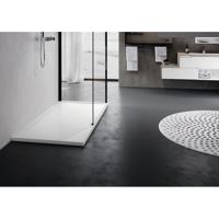 Novellini Olympic Plus douchebak acryl rechthoekig 120x80x12.5cm incl. poten en sifon wit OL801201130