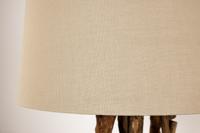 Lampenkap 48x25x55cm linnen beige voor staande lamp - 20697-2