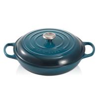 LE CREUSET - Signature - Braadpan Campagnard 30cm Deep Teal