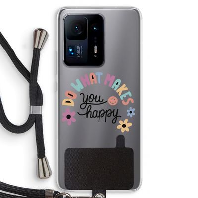 Happy days: Xiaomi Mi Mix 4 Transparant Hoesje met koord