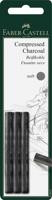 Faber Castell Houtskool Pitt Monochrome - geperst S 3 st. blister