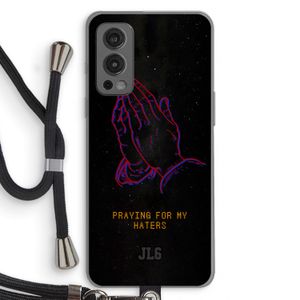 Praying For My Haters: OnePlus Nord 2 5G Transparant Hoesje met koord
