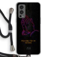 Praying For My Haters: OnePlus Nord 2 5G Transparant Hoesje met koord
