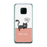GSM poes: Huawei Mate 20 Pro Transparant Hoesje