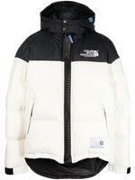 Maison MIHARA YASUHIRO veste matelassée à logo brodé - Blanc