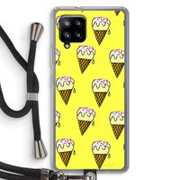 Isjes: Samsung Galaxy A42 5G Transparant Hoesje met koord Isjes: Samsung Galaxy A42 5G Transparant Hoesje met koord