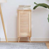 Kastdeur met lamellen 61,5x29,5 cm massief grenenhout