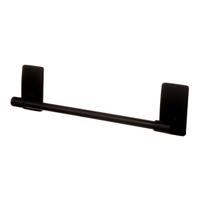 Handdoekrek met stang Command 29,9 x 7,7 x 4,7 cm Zwart Metaal