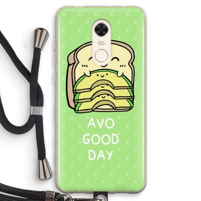 Avo Good Day: Xiaomi Redmi 5 Transparant Hoesje met koord