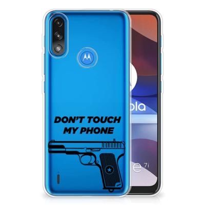 Motorola Moto E7/E7i Power Silicone-hoesje Pistol DTMP Motorola Moto E7/E7i Power Silicone-hoesje Pistol DTMP