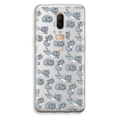 Poezen: OnePlus 6 Transparant Hoesje