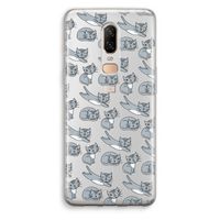 Poezen: OnePlus 6 Transparant Hoesje