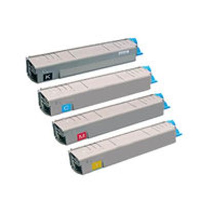 Huismerk OKI C8600 / C8800 (43487709-43487712) Toners Multipack (zwart + 3 kleuren)