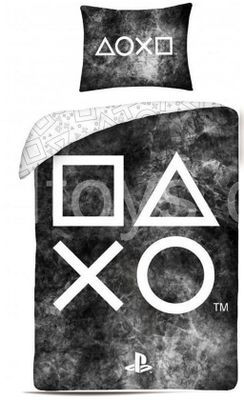 Playstation Dekbedovertrek Spray 140 x 200 cm zwart Playstation Dekbedovertrek Spray 140 x 200 cm zwart