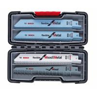 Bosch Accessories 2607010902 20-delig Wood and Metal reciprozaagblad-set, Toughbox 1 set(s) Bosch Accessories 2607010902 20-delig Wood and Metal reciprozaagblad-set, Toughbox 1 set(s)