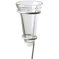 Regenmeter - glas - verzinkte grondpen - 69 cm