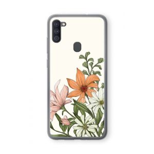 Floral bouquet: Samsung Galaxy A11 Transparant Hoesje