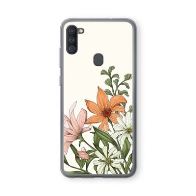 Floral bouquet: Samsung Galaxy A11 Transparant Hoesje