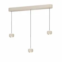 Freelight Hanglamp Cosmo 3 lichts L 90 cm comfortlift beige