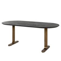 Richmond Ovale Eettafel Revelin Mangohout - Bruin - Ovaal - thumbnail