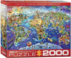 Crazy World Puzzel 2000 Stukjes