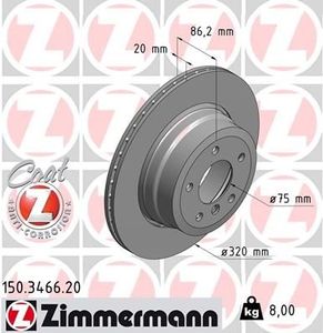 Remschijf Coat Z 150346620