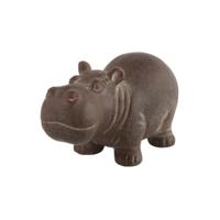 Countryfield beeld mafuta nijlpaard bruin 16 cm | 24 stuks